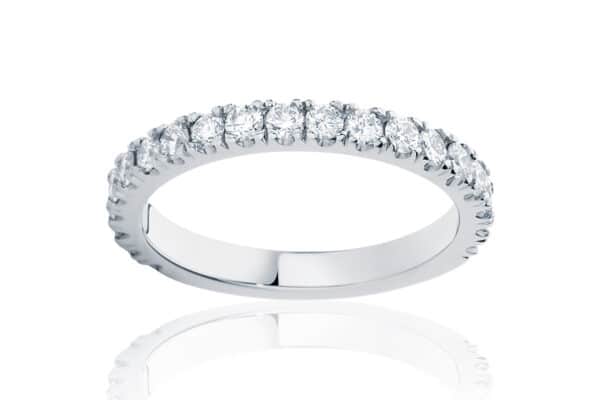 white gold dimond ring