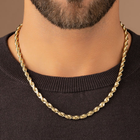 solid rope chain men
