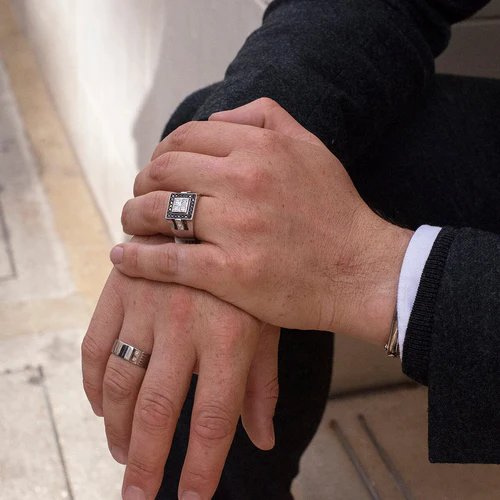 men's diamond ring
