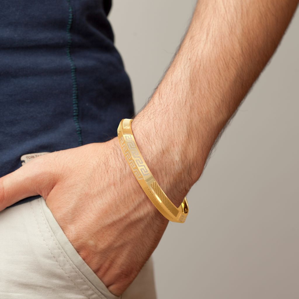 buy gold kada for men