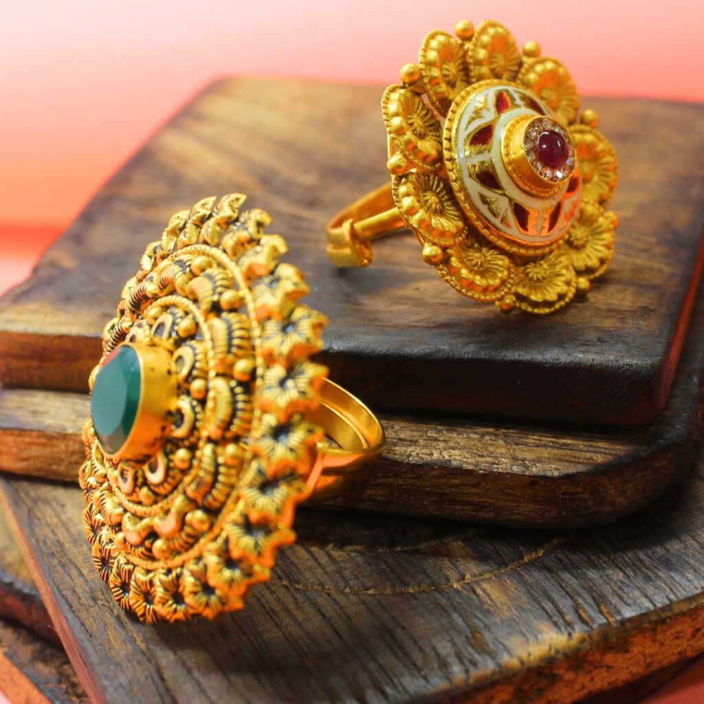 Traditional Gold Rings for Women