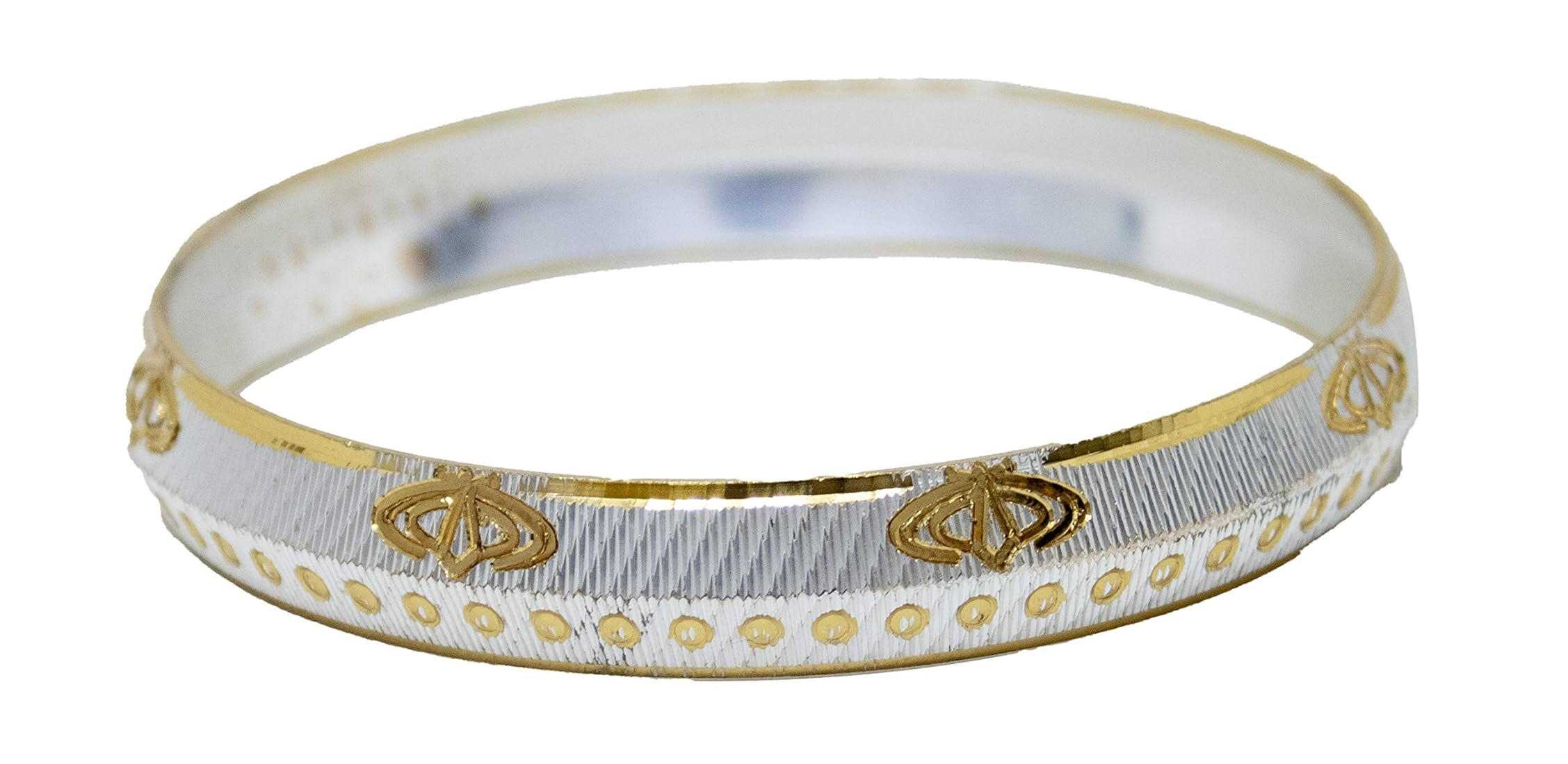 You are currently viewing Diamond‑Studded Silver Kada Bracelets for Sikh Grooms