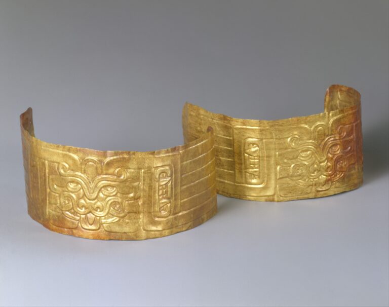 Gold Armbands for Kathak Dancers