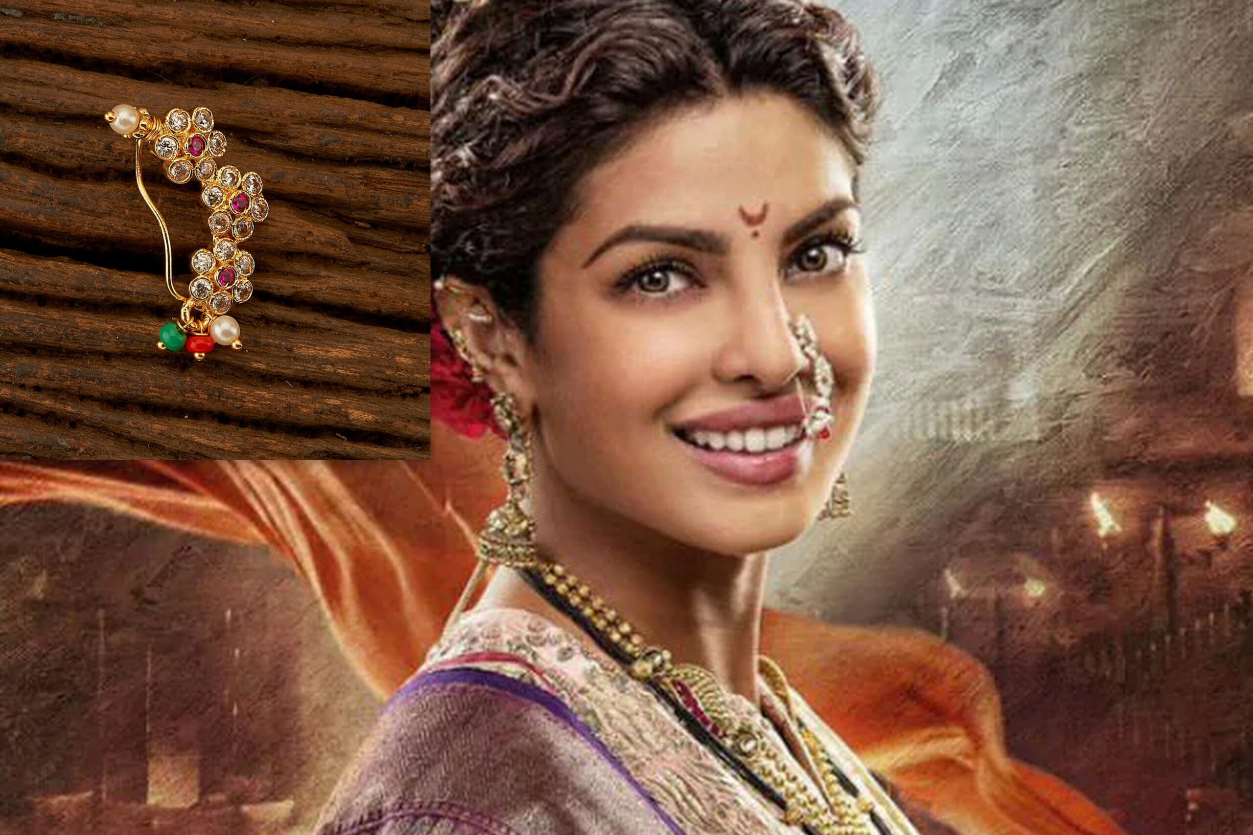 You are currently viewing Gold Nathani Nose Chains for Maharashtrian Brides