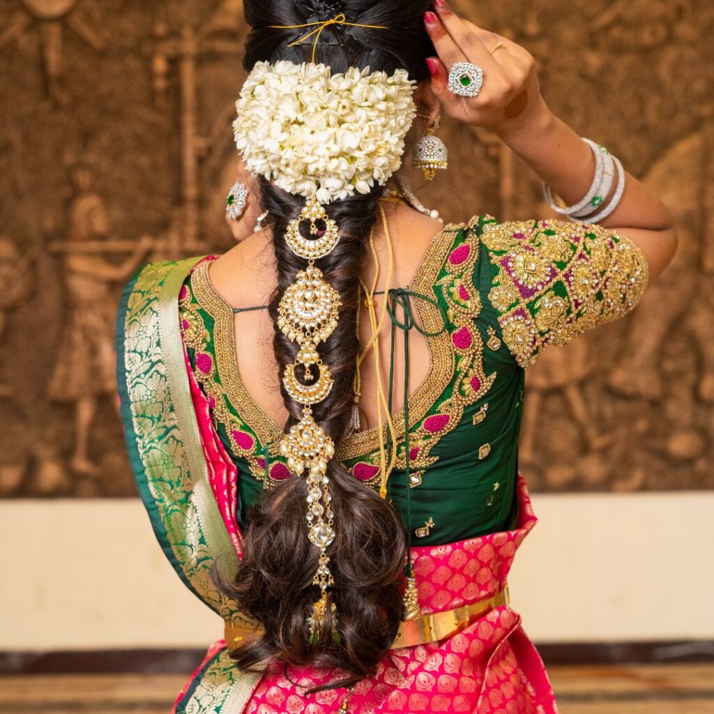 Kerala hair jewelry