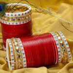Radiant Diamond-Studded Silver Punjabi Bridal Kada Designs for Modern Elegance