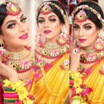 9-Glamorous Reception Matha Patti for Radiant Brides